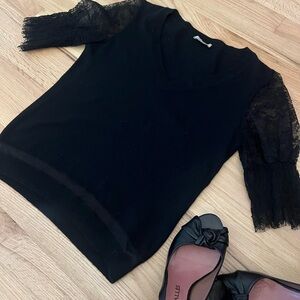 Nina Ricci Black Cashmere Silk Sweater